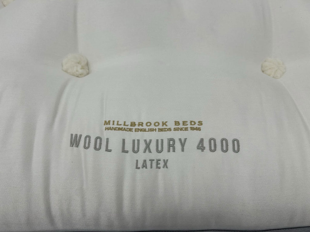 Millbrook Wool Luxury 4000 Latex Pocket Mattress 4FT 6 Double