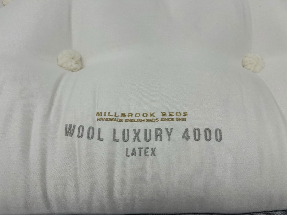 Millbrook Wool Luxury 4000 Latex Pocket Mattress 4FT 6 Double