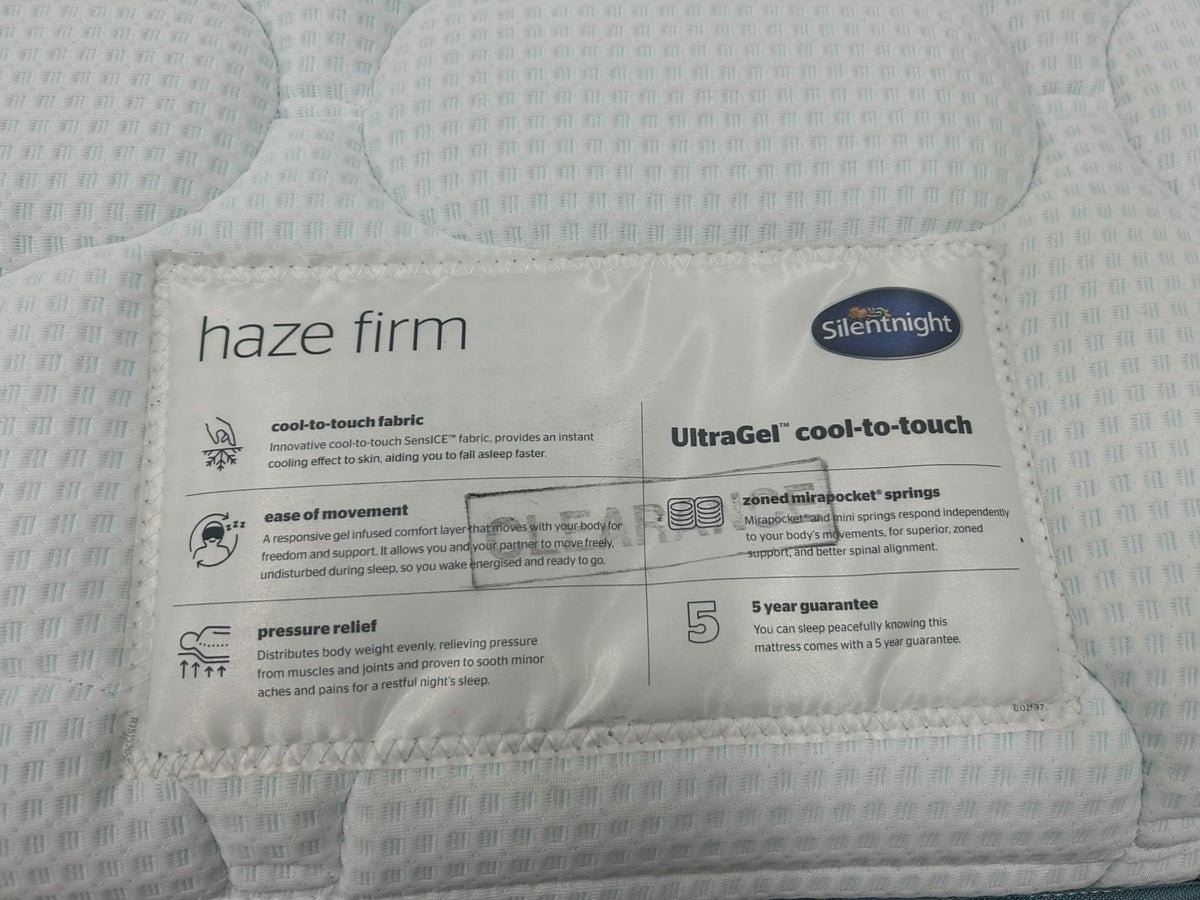 Silentnight Ultra Haze Gel 3000 Pocket Boxtop 6FT Superking RRP £1299 Soft