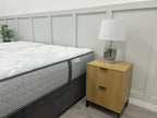 Sealy Newton 6FT Super King zip and link firm mattress, showing the plush surface and sturdy side panels.