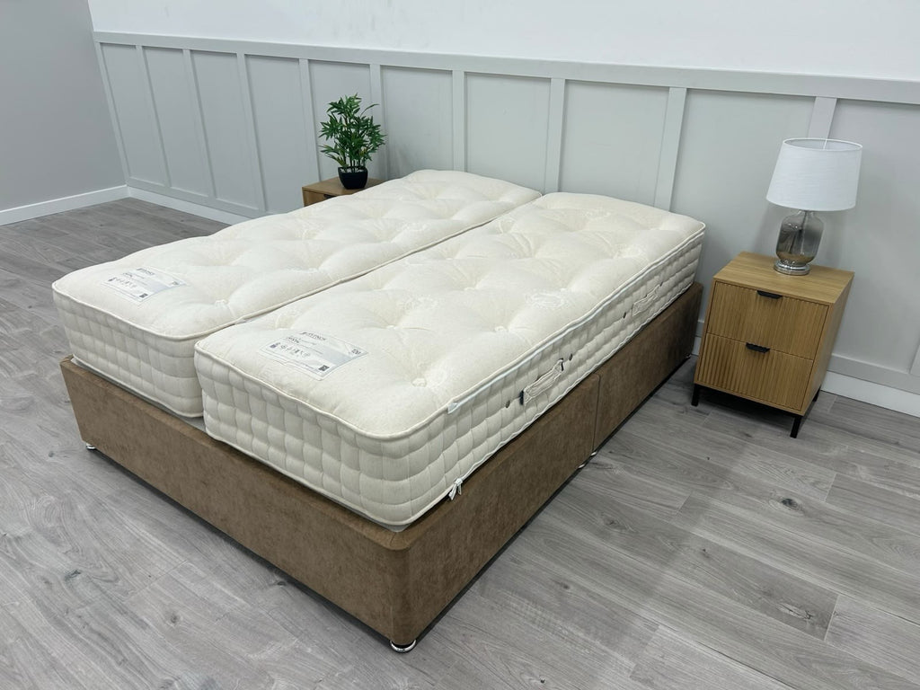 Hypnos Bespoke Crystal Mattress Zip & Link 5FT Kingsize - Regular RRP £3899