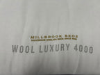 Millbrook Wool Luxury 4000 Pocket Mattress 6FT Superking RRP £2495 Medium