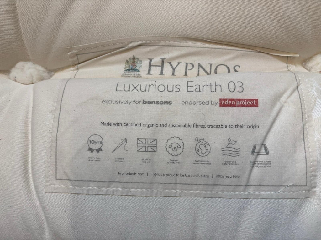 Hypnos Luxurious Earth 03 Double 4FT 6 Mattress - RRP £2599 Medium - Home Furniture Interiors