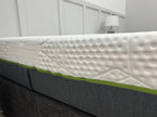 Emma Diamond Hybrid 6FT Superking mattress showing plush surface with medium firm support and detailed fabric texture.