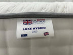 British Mattress Luxe Hybrid 2000  4FT 6 Double 100 Night Sleep Trial