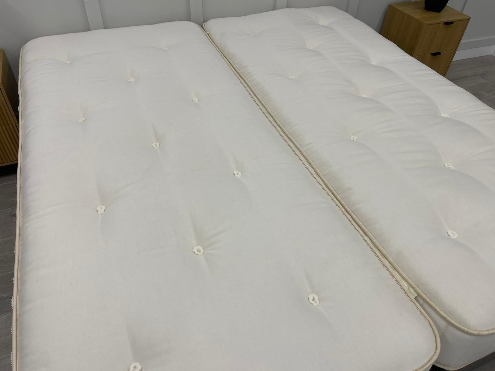 John Lewis Harrison Spinks Hemp 2750 Mattress Zip & Link 6FT Superking RRP £1899