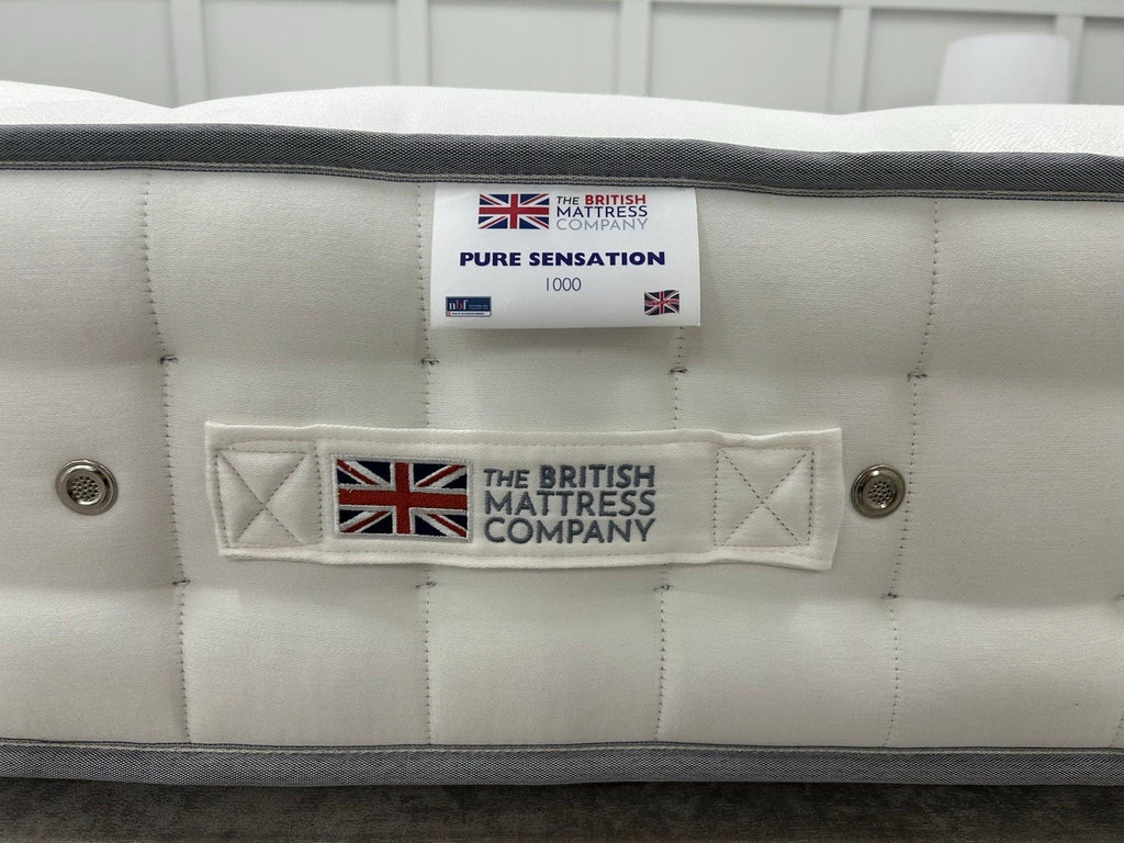 British Mattress Pure Sensation 1000 4FT 6 Double 100 Night Sleep Trial