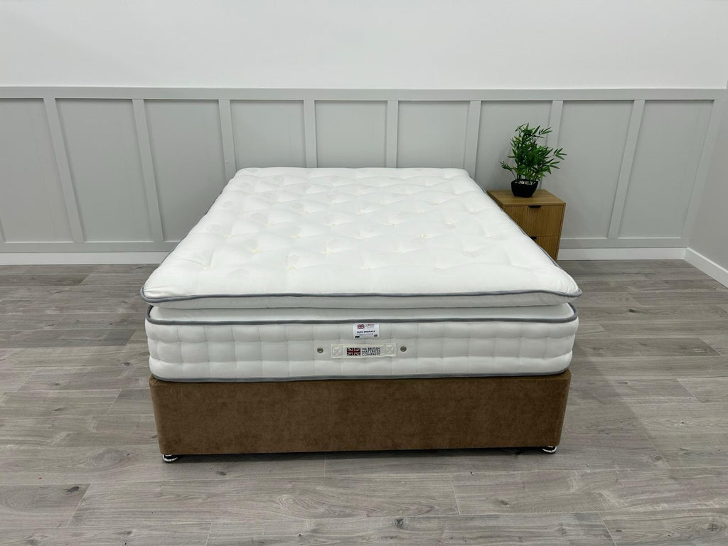 British Mattress Pure Embrace 3000 Pillow Top 4FT 6 Double 100 Night Sleep Trial