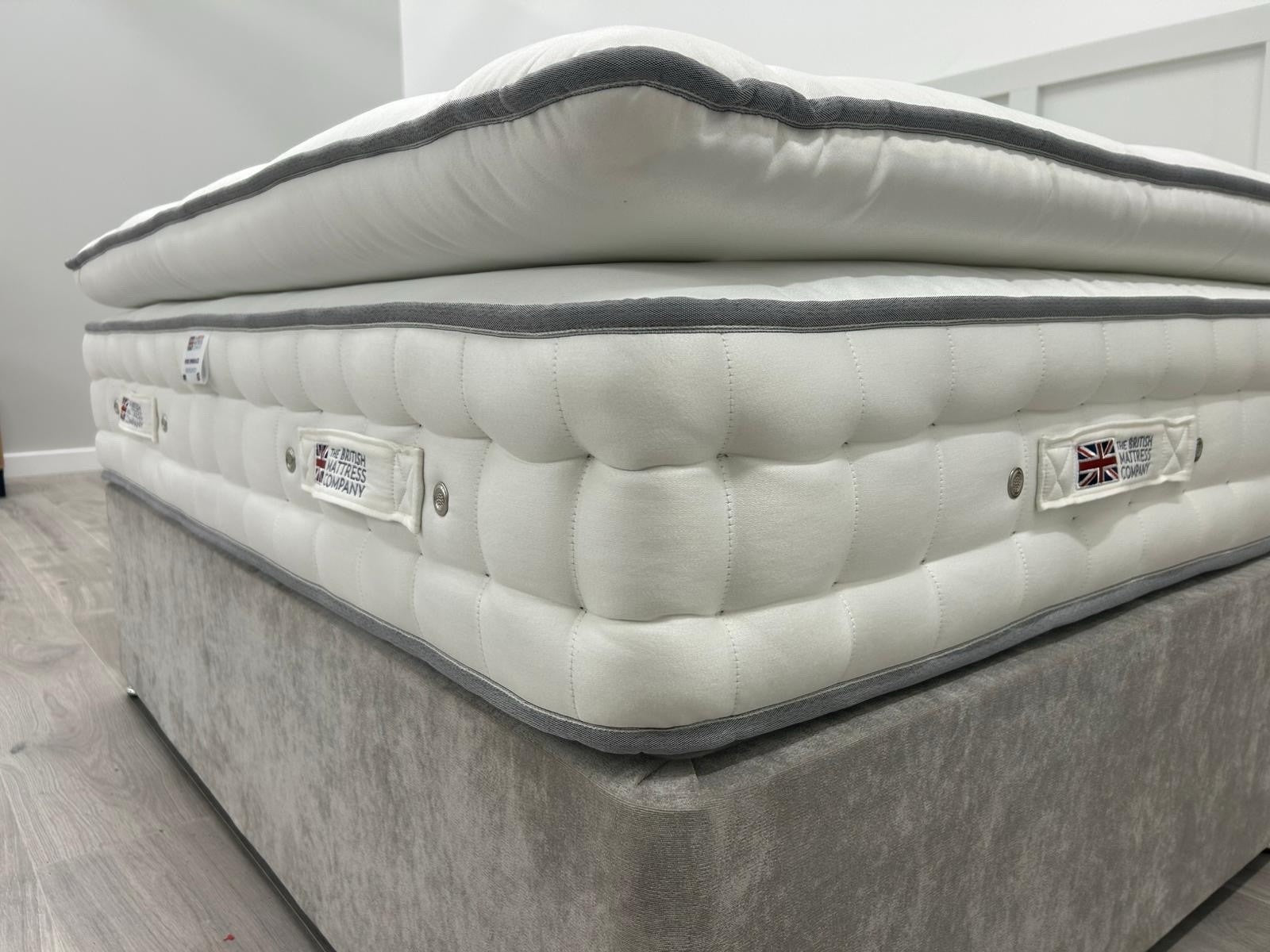 British Mattress Pure Embrace 5000 Pillow Top 6FT Superking 100 Night SleepTrial