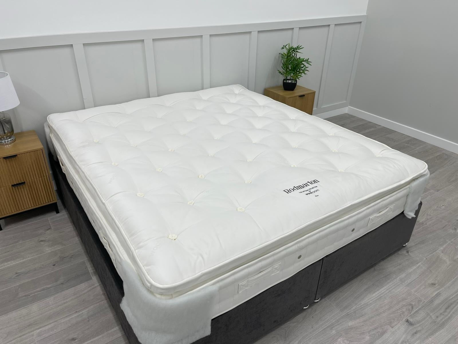 6FT Rodmarton Natural By Woolroom The Artisan Collection Firm Superking RRP£2995