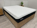 Tempur Pro Plus SmartCool Soft 4ft 6 double mattress with plush surface and cooling technology, shown on a bed frame.