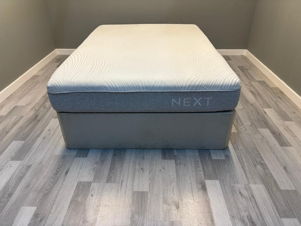 Next Marshmallow 1400 Pocket Sprung Medium Memory Foam Hybrid Double Mattress A - Home Furniture Interiors