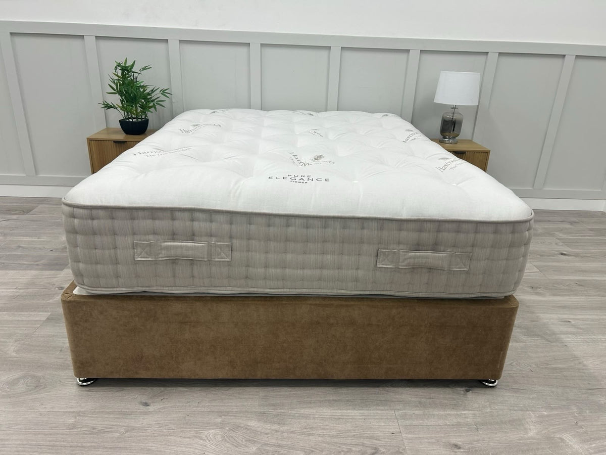 Harrison Spinks Pure Elegance Mattress with Mattress Topper 5FT Kingsize Firmer