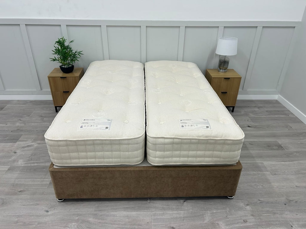 Hypnos Bespoke Crystal Mattress Zip & Link 5FT Kingsize - Regular RRP £3899