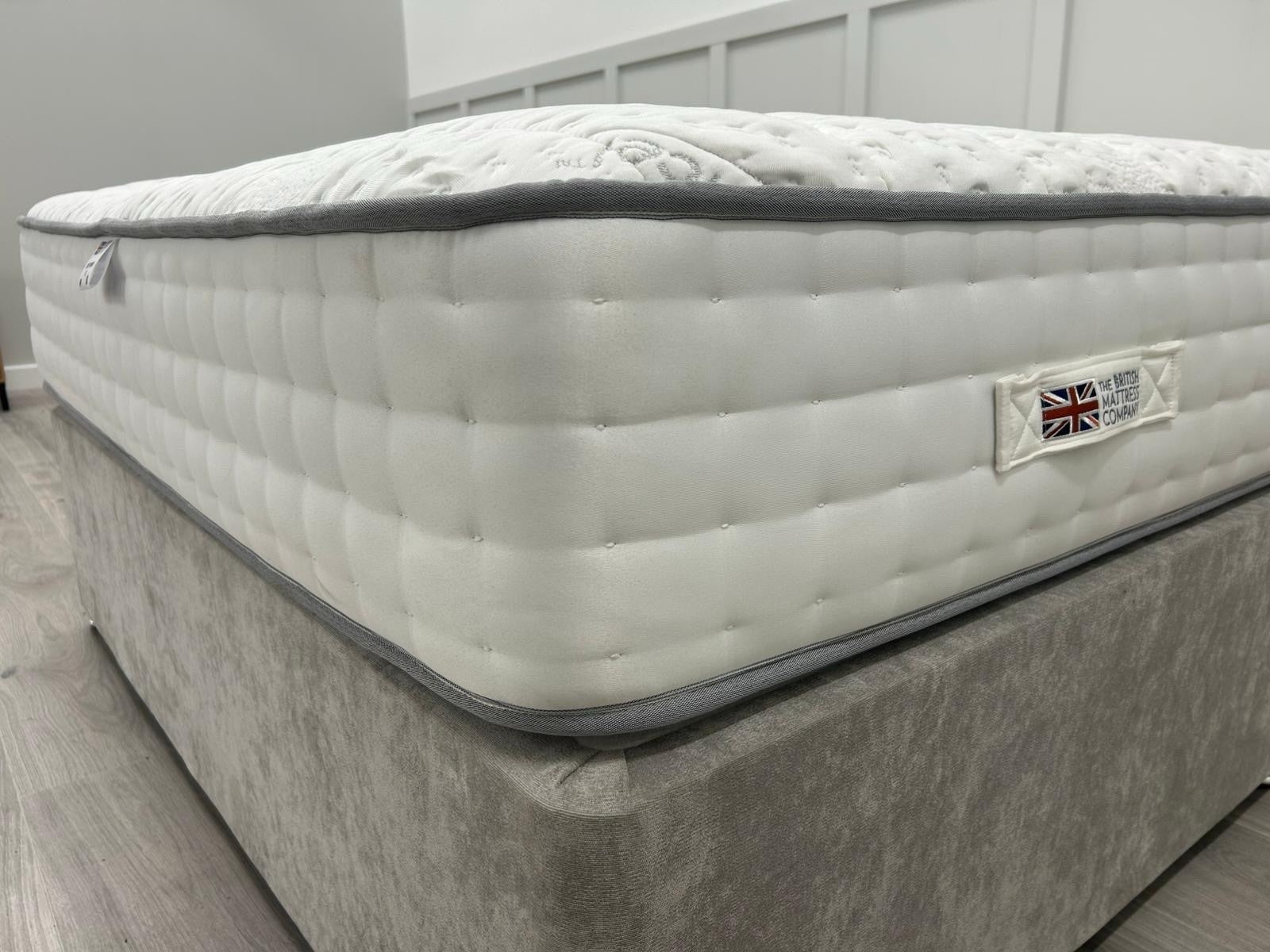 British Mattress Luxe Hybrid 2000  4FT 6 Double 100 Night Sleep Trial