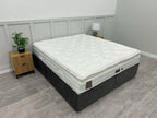 Staples and Co Artisan Pure Decadence 5FT Kingsize mattress with plush fabric and detailed stitching, designed for comfort and support.