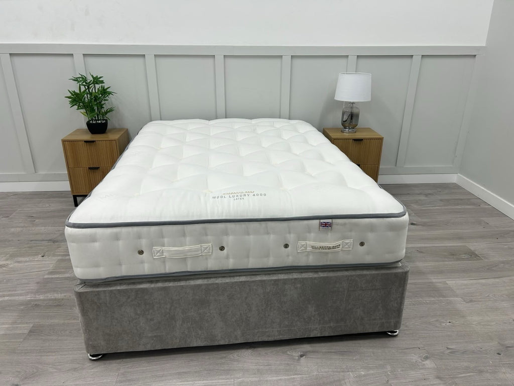 Millbrook Wool Luxury 4000 Latex Pocket Mattress 4FT 6 Double