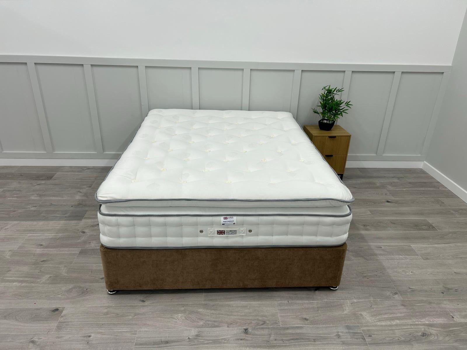 British Mattress Pure Embrace 3000 Pillow Top 5FT Kingsize 100 Night Sleep Trial