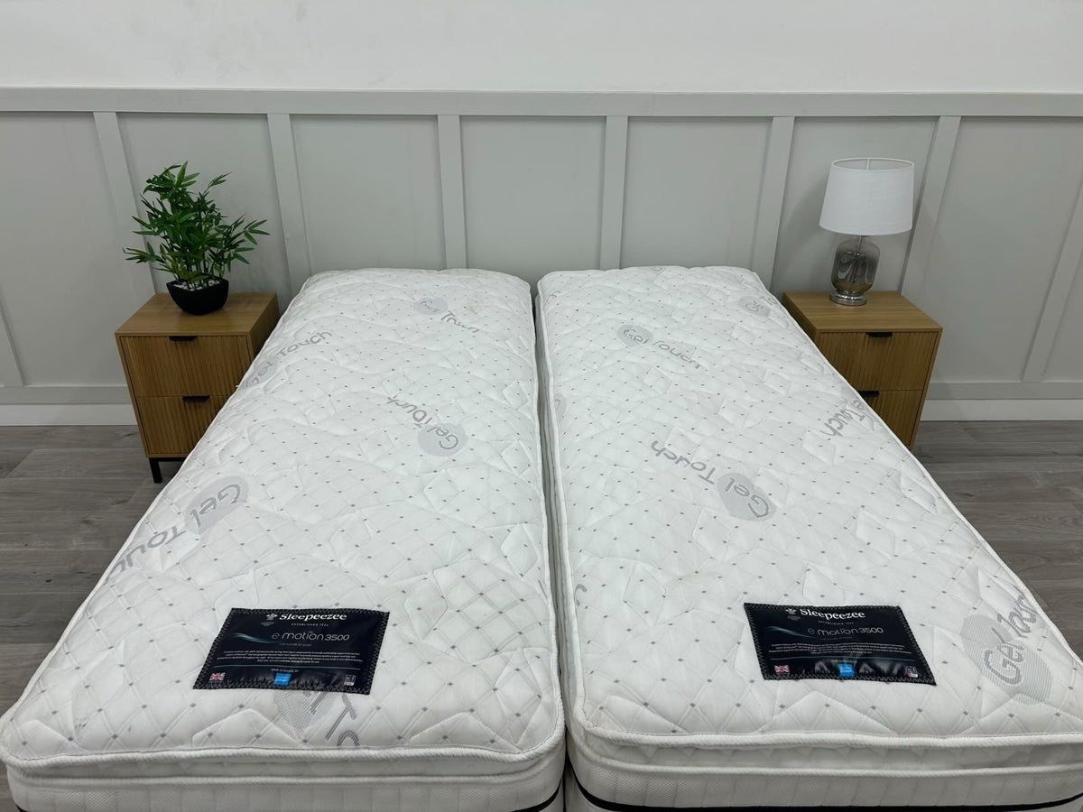 Sleepeezee Geltouch 3500 Pillowtop Zip and Link Mattress 5FT Kingsize RRP £2199