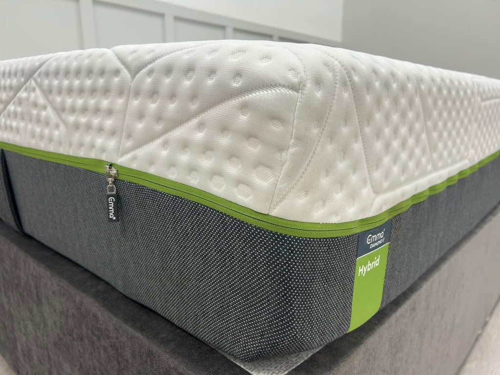 Emma Diamond Hybrid 6FT Superking mattress in a medium firm profile with plush fabric and a clean, modern design.