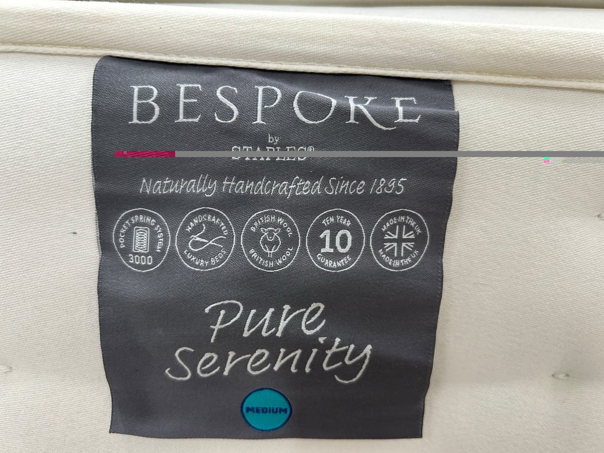 Bespoke Staples Serenity 5FT Kingsize Mattress Medium RRP £1599