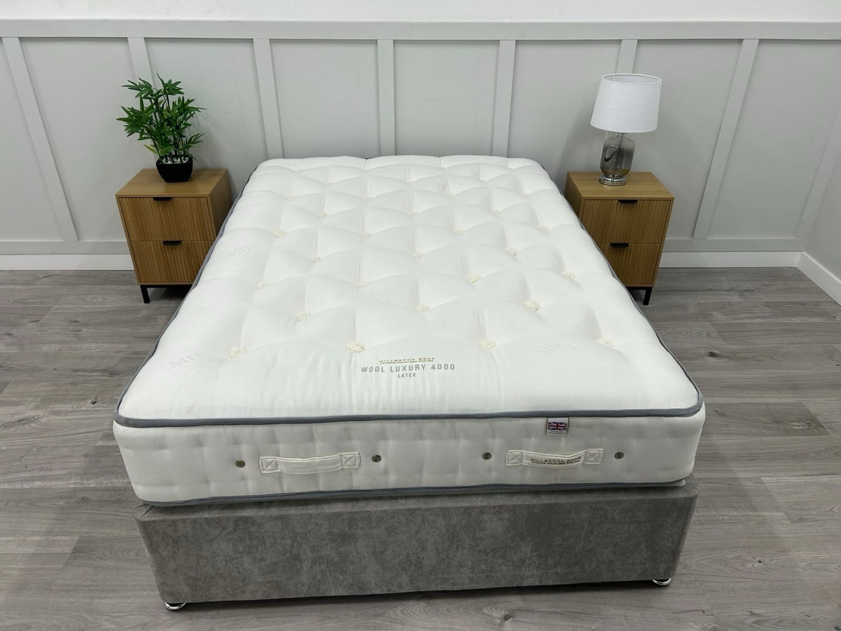 Millbrook Wool Luxury 4000 Latex Pocket Mattress 4FT 6 Double