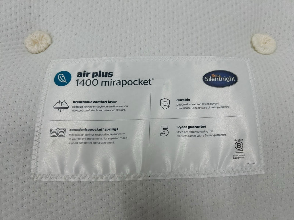Silentnight Sleep Right Air Plus 1400 Mattress 4FT 6 Double