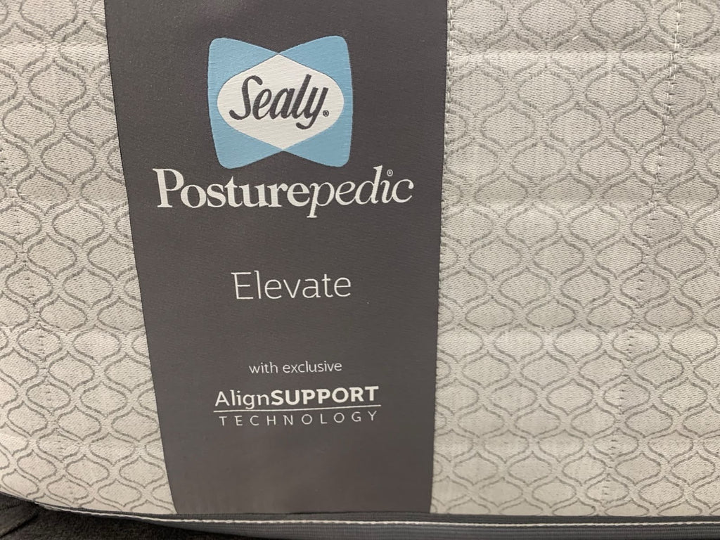 Sealy Posturepedic Elevate Blackwood 3FT single firm mattress in side view