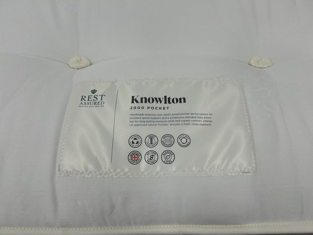 Rest Assured Knowlton 2000 Pocket Latex Pillow Top Mattress 5FT Kingsize