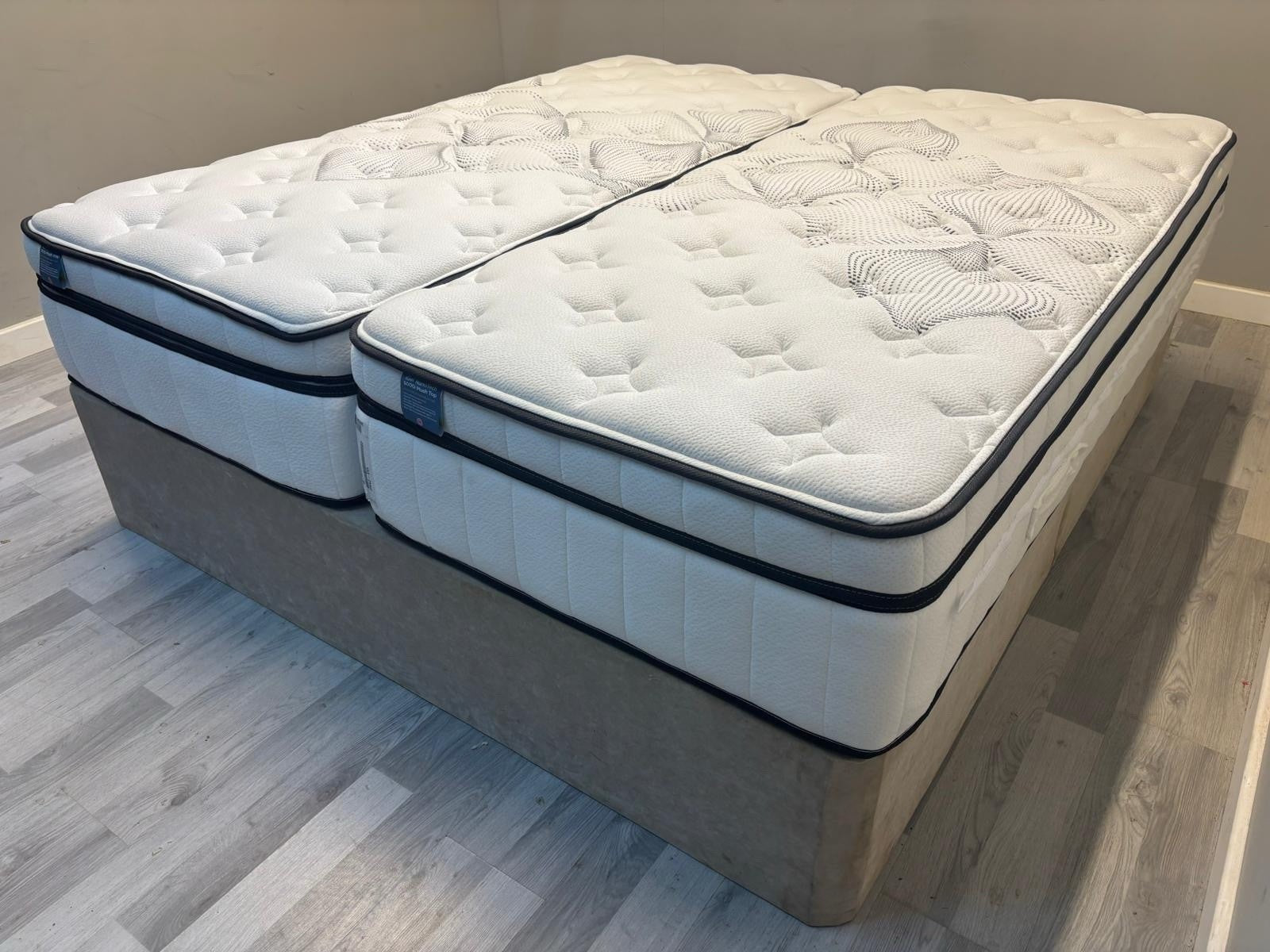 IGEL 5000i Nanotech 6FT SuperKing Plushtop Zip & Link Mattress - RRP £2799 Firm