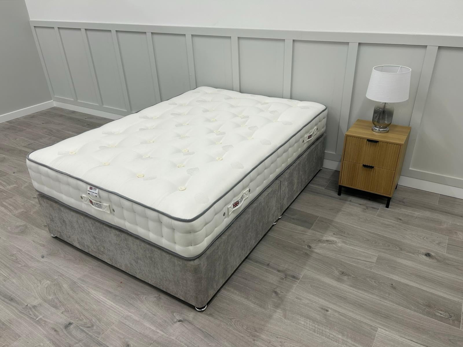 British Mattress Pure Natural Firm 2000 4FT 6 Double 100 Night Sleep Trial