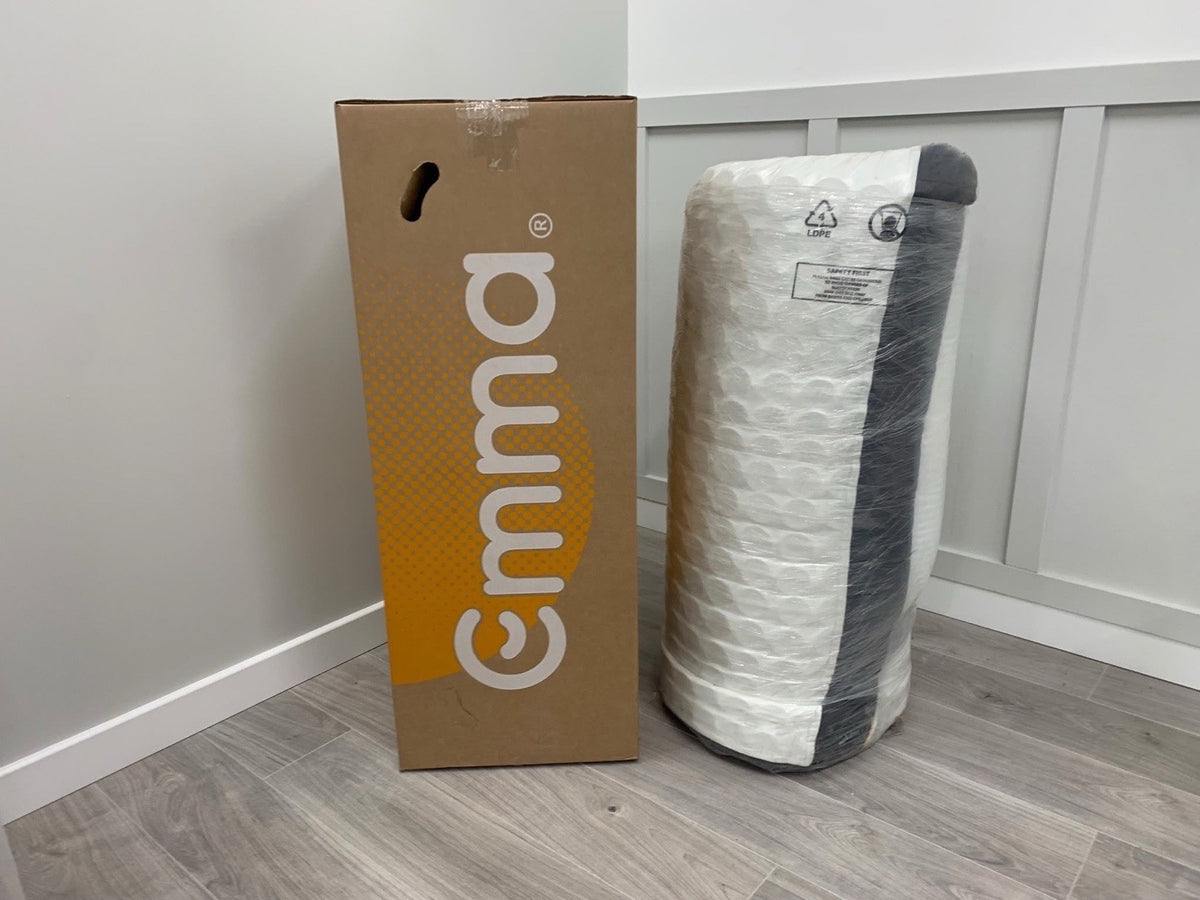 Rolled Up Emma Smart Hybrid 4FT 6 Double Mattress RRP £995 Medium