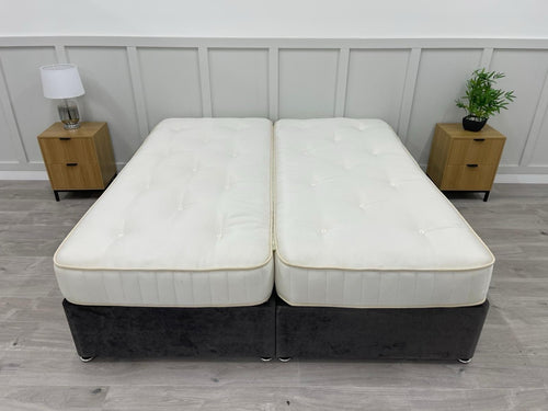 John Lewis Harrison Spinks Hemp 2750 Mattress Zip & Link 6FT Superking RRP £1899