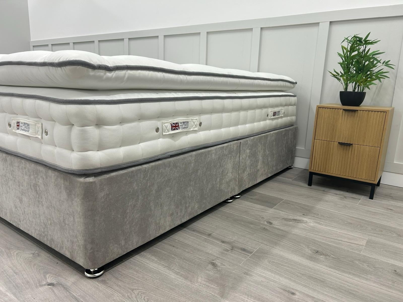 British Mattress Pure Embrace 5000 Pillow Top 6FT Superking 100 Night SleepTrial