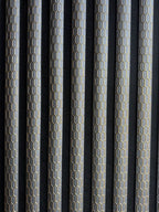 Set of 4 Grey Fabric Acoustic Decorative Slatted Wall Panels