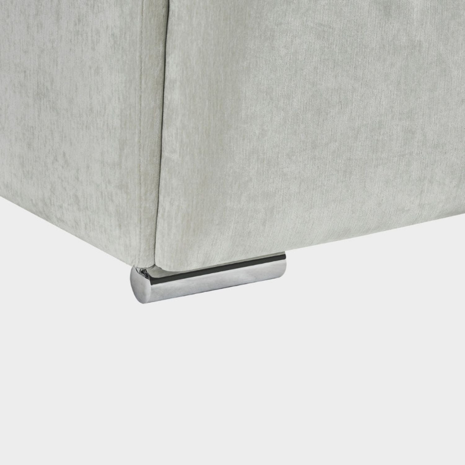 Beige Fabric Left Hand Facing Corner Sofa - Home Furniture Interiors