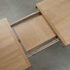 Oak Lacquer Medium Extending Dining Table 140 to 185cm - Home Furniture Interiors