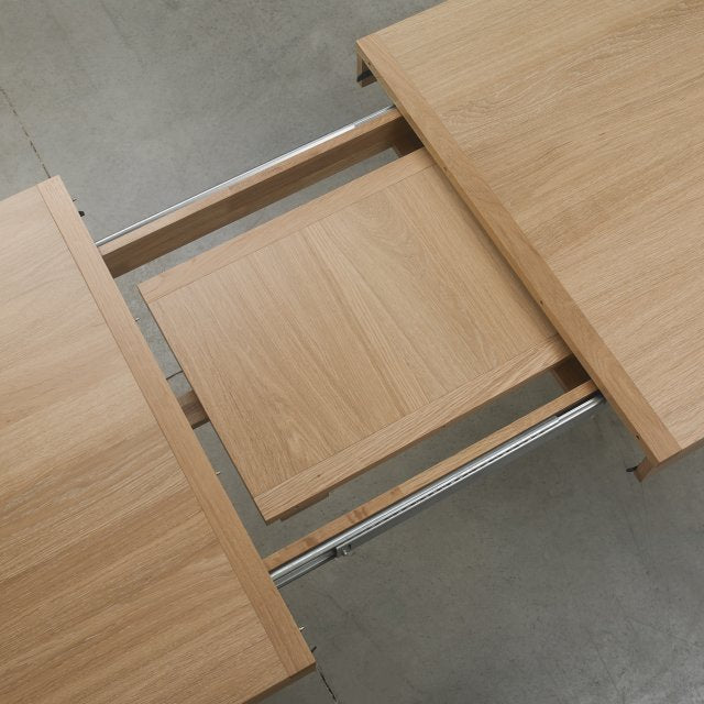 Oak Lacquer Medium Extending Dining Table 140 to 185cm - Home Furniture Interiors