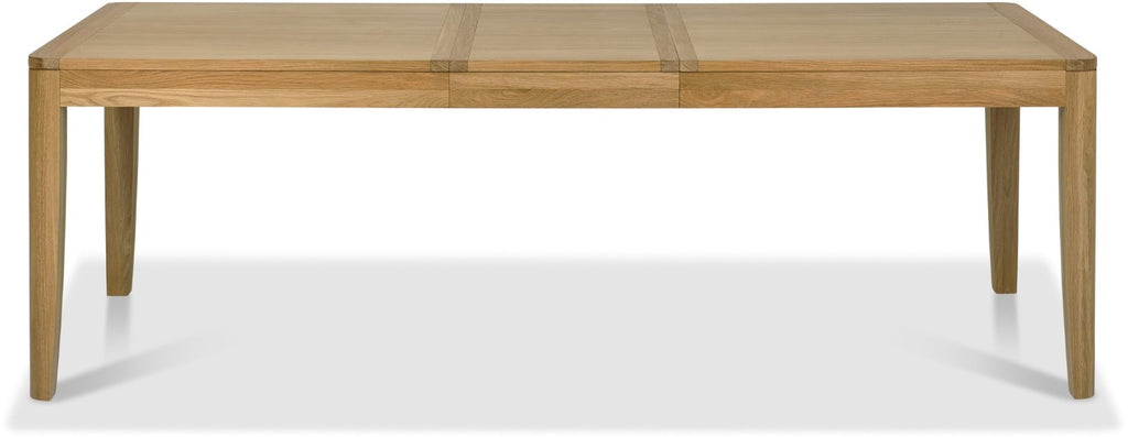 Oak Lacquer Finish Large Extending Dining Table 180 to 235cm - Home Furniture Interiors