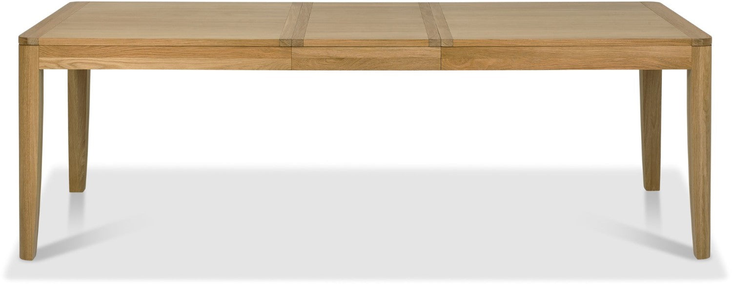 Oak Lacquer Finish Large Extending Dining Table 180 to 235cm - Home Furniture Interiors