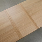 Oak Lacquer Finish Large Extending Dining Table 180 to 235cm - Home Furniture Interiors