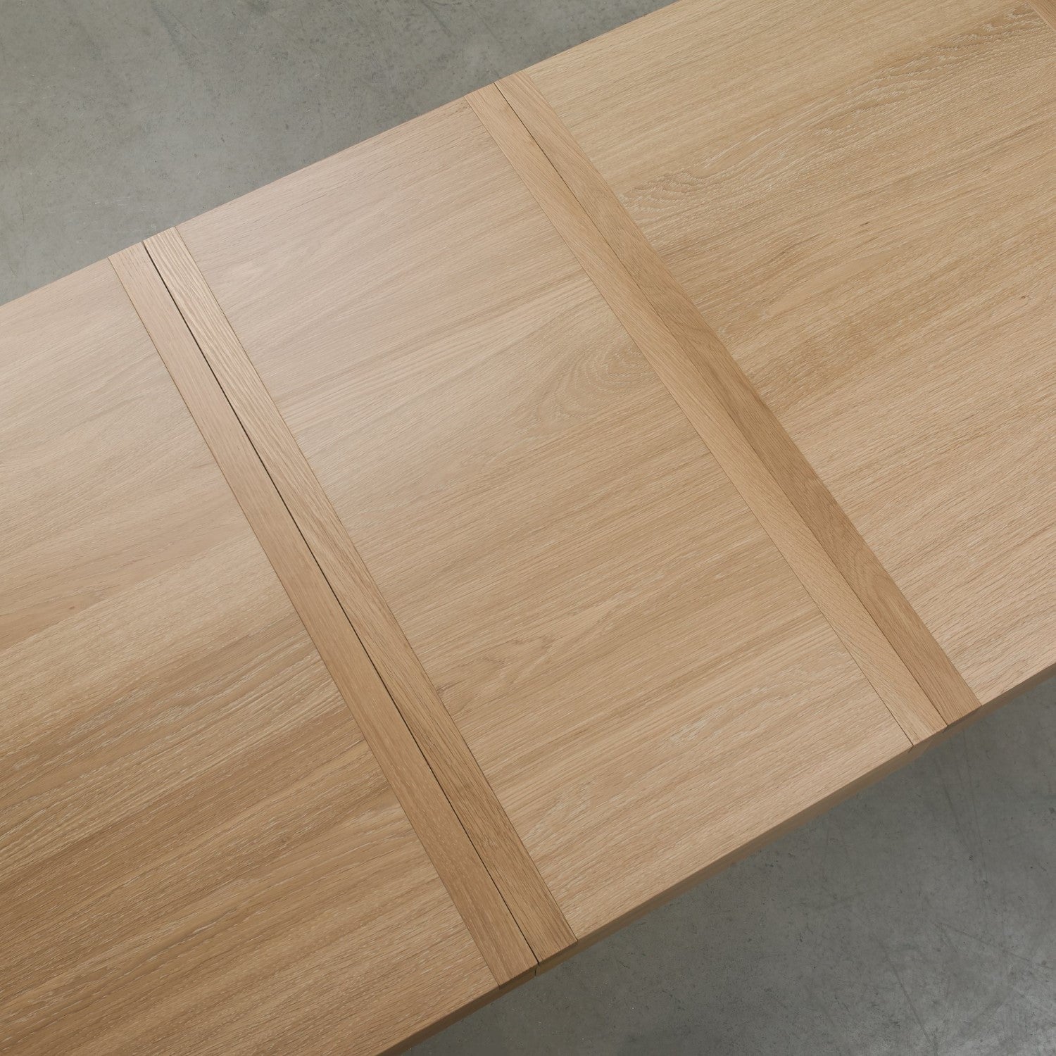 Oak Lacquer Finish Large Extending Dining Table 180 to 235cm - Home Furniture Interiors
