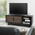 Weathered Peppercorn Oak 2 Door TV Media Entertainment Unit