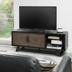 Weathered Peppercorn Oak 2 Door TV Media Entertainment Unit