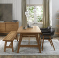 Rustic Oak Table 2 Old West Vintage Chairs And Oak Bench