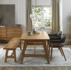 Rustic Oak Table 2 Old West Vintage Chairs And Oak Bench