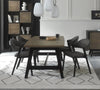 Oak Extending Dining Table Set 4 Grey Fabric Chairs