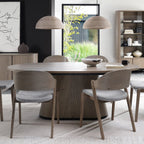 Grey Oiled Rustic Oak Peppercorn Large 200cm Dining Table