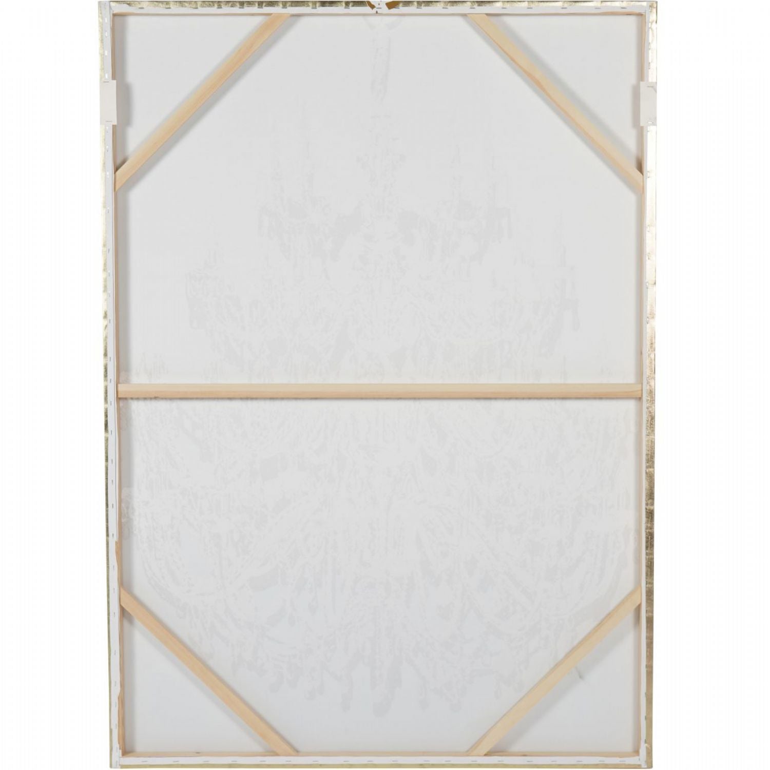 Gold Chandelier Canvas Wall Art 140x100cm