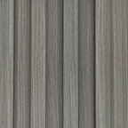 Light Grey Wood Effect PVC Wall Panels 240 cm Pack of 16